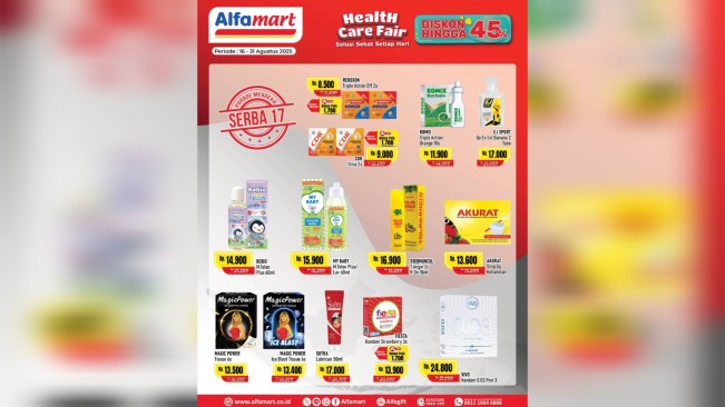 Promo suplemen Alfamart 16-31 Agustus 2025. [Instagram/@alfamart]